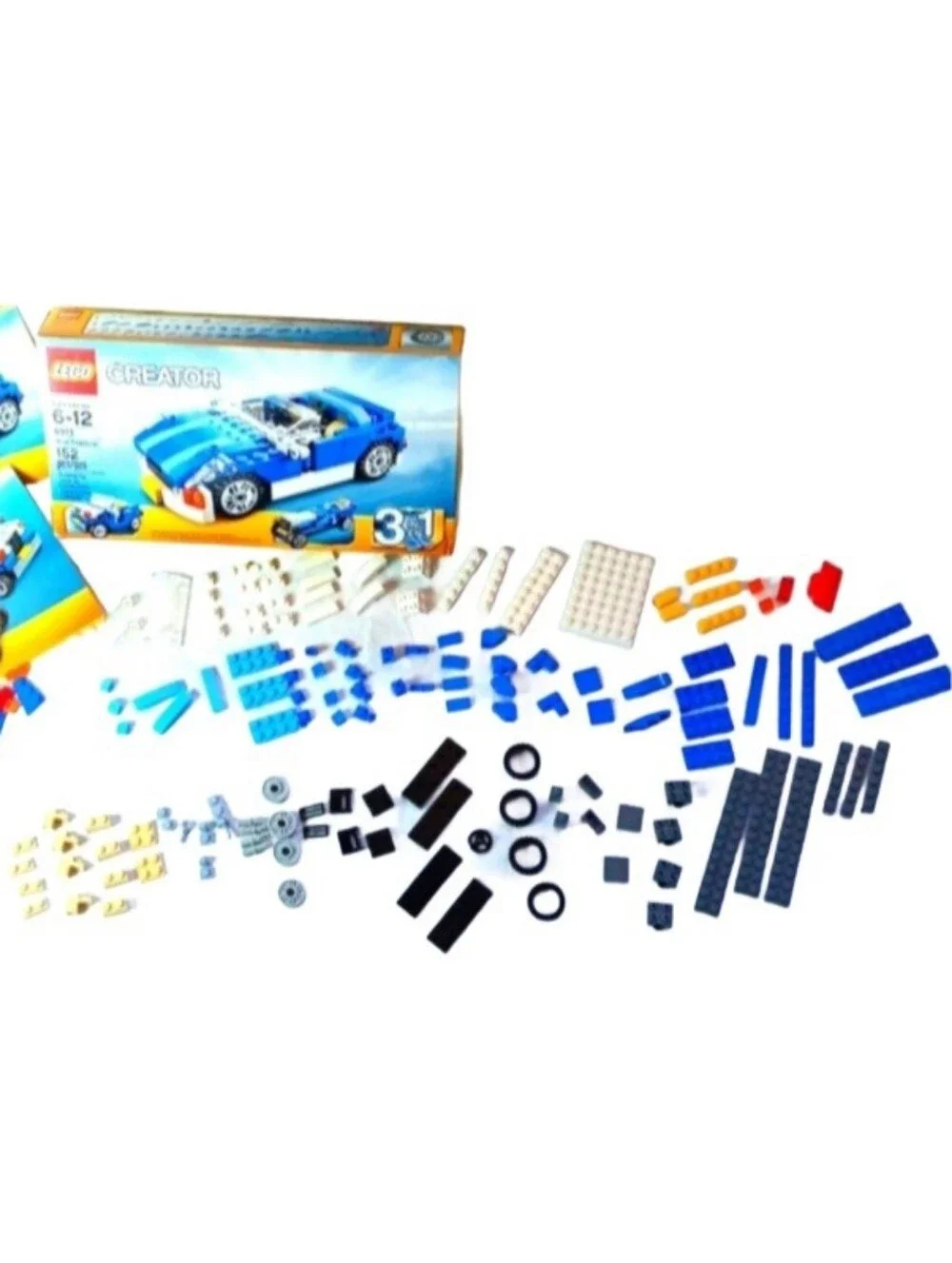 Lego Creator Blue Roadster #6913 (3 in 1) Set | EUC | Ages 6+